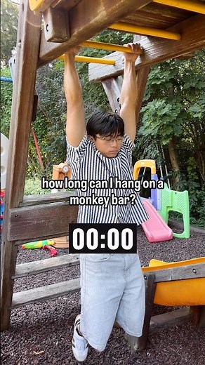 How long can I hang on a monkey bar?