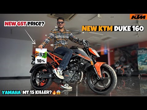 2025 All New KTM Duke 160 Review |🔥New GST Price, Features & Full Walkaround ‪@bikeshunt‬​