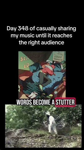 day 348 of casually sharing my music until it reaches the right audience Song: Strut or stutter
