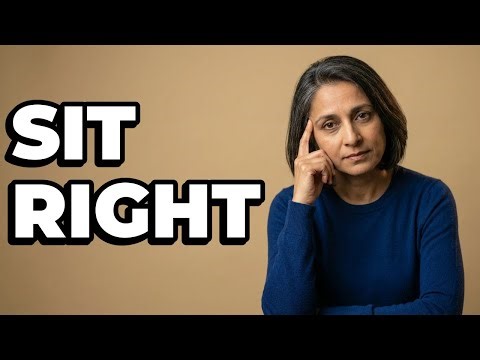 How do you make your office chair ergonomic?