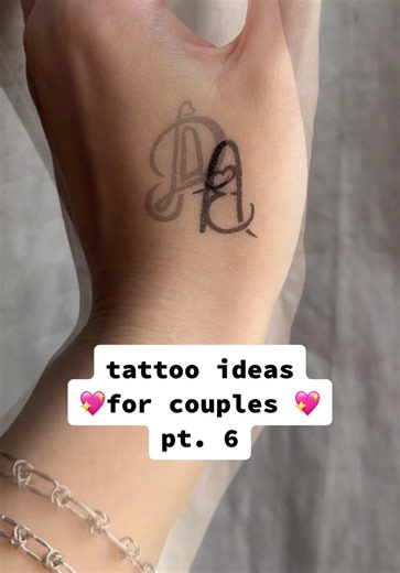 initials tattoo ideas 💖 part 6 #tattooideas #luciefication #initial #coupletattoo #temporarytattoo