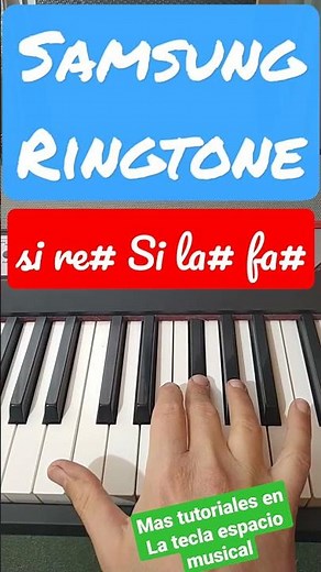 Piano Tutorial Samsung Ringtone