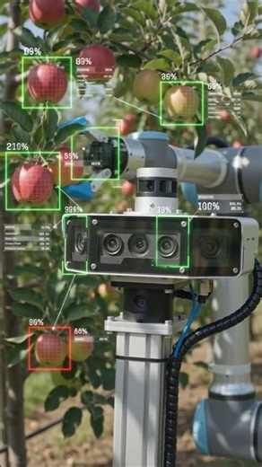 🍎 AI Robot Picks Apples Faster Than Humans! 🤖🍎