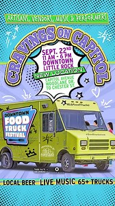 47K views · 435 reactions | The Downtown Food Truck Festival is moving on up to Capitol Ave. for 2024 with 90+ food trucks, vendors, drinks, music  and all the downtown deliciousness you love!  Sunday, September 22nd from 11am - 6pm. 泌 Mark your calendars and COME HUNGRY! MainStreetFoodTrucks.com. | Downtown Little Rock Partnership | Facebook