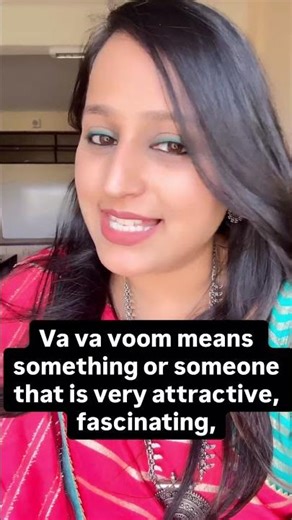 Aaj ka look = full va va voom 💃🔥#learnenglish #vocabulary #shortvideo #learning