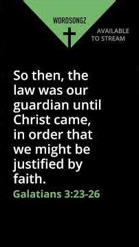 Galatians 3:23-26 – Scripture Song (Bible Verse Song) #shorts