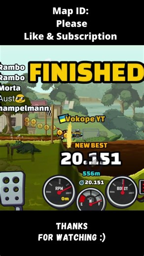 ⭐ MUSCLE CAR OR RALLY? ⭐ (Shrek Swamp) - Hill Climb Racing 2 #shorts #hcr2