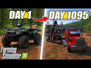 I Started with $0 and Built a Logging Empire in Farming Simulator 25