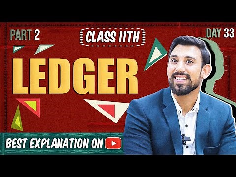 Ledger and Trial balance | Class 11 | Accountancy | Part 2