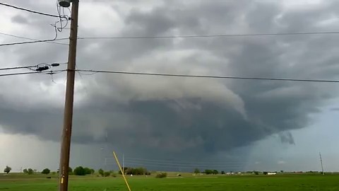 Man captures footage of 'ghostly figures walking out of clouds' following tornado