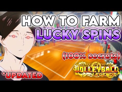 The BEST Way to Farm *LUCKY SPINS* in Volleyball Legends!