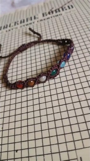 Handmade bracelet Micro-macrame