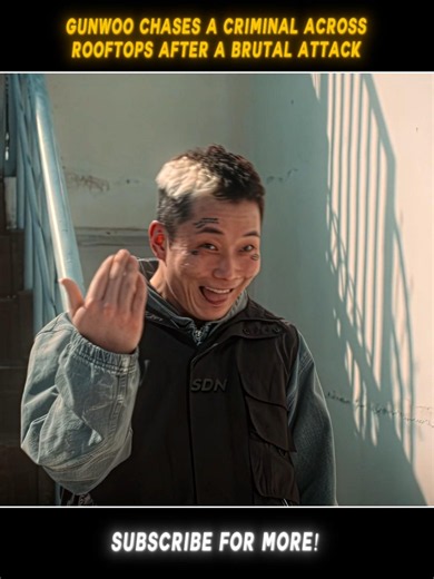 Criminal Escapes Through Buildings 🤯 #kdrama #explanation #bloodhounds #shorts