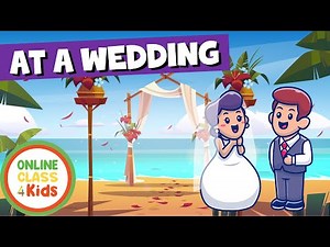 At a Wedding | Learn English | Flashcards | Vocabulary for Beginners