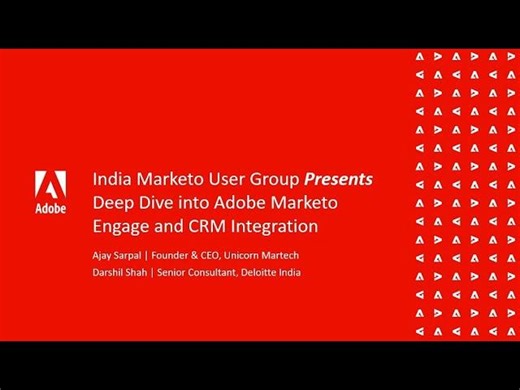 India VMUG: Deep Dive into Adobe Marketo Engage and CRM Integration | Marketo Ops Radar