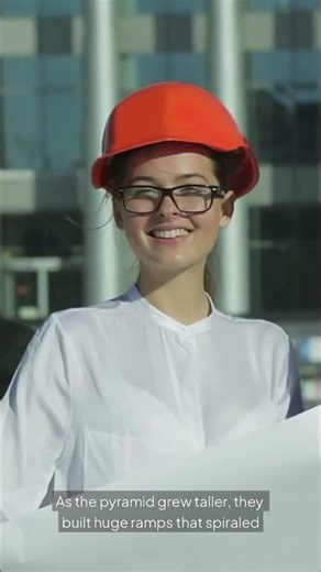 🤯 The Secret to How the Pyramids Were Built! 🏛️ | History Facts #Shorts