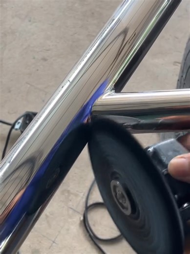 fantastic finish 👏 👌 👍 #professionalwelding #skillweldinglife #weldingtechnique #stainlesssteel #videoviral