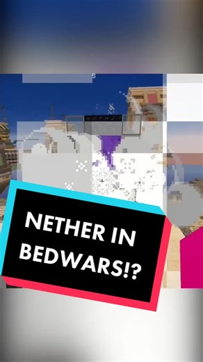 Exploring NETHER in Bedwars: Minecraft Adventure