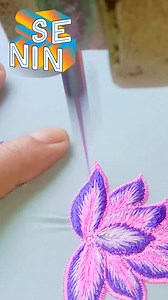 36K views · 298 reactions | fast flower coloring process with excellent results #embroidery #flowersembroidery #flowers #learnrmbroidery #fyp | Kanaya Bordir | Facebook