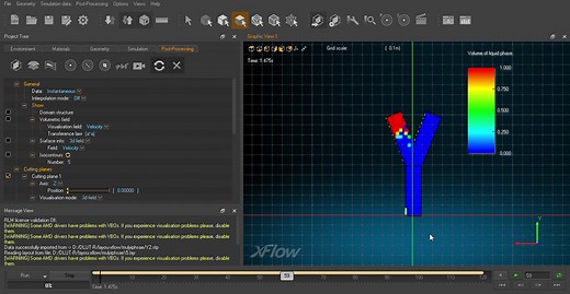 XFlow气液两相流模拟