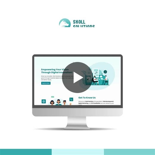 #uiux #webdesign #3dvisualization #webdevelopment #digitalmarketing #seo | Skoll Solutions