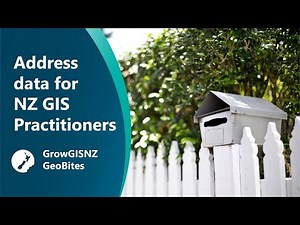 Working with NZ Address Data for GIS Practitioners