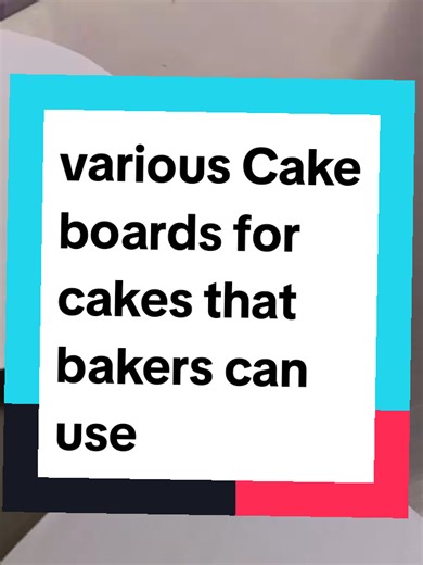 different cake boards for cakes that bakers can use when decorating and packaging cakes #creatorsearchinsights