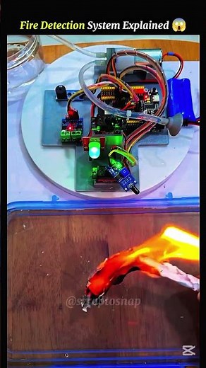 How Fire Detection System Works 🔥🚨 #shorts