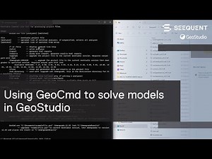 Using GeoCmd to ​solve models in GeoStudio​