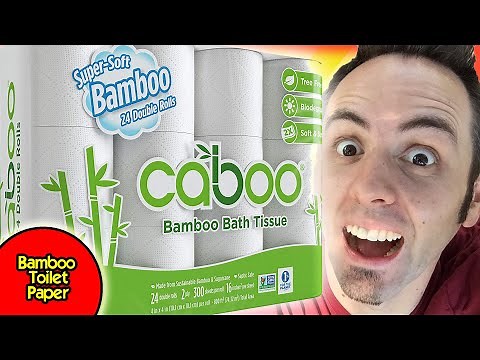 BAMBOO TOILET PAPER | Caboo Bamboo Toilet Paper Unboxing & First Look Review