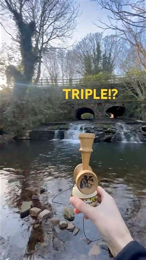 How many tries did this take? #kendama #skills #trip #toy #pov