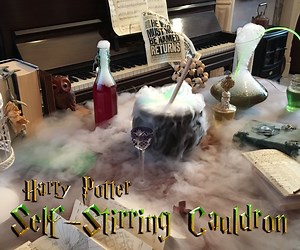 Self-Stirring Cauldron From Harry Potter