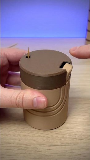 Toothpick Dispenser | Pop-up Toothpick Holder #bambulab #3dprinting