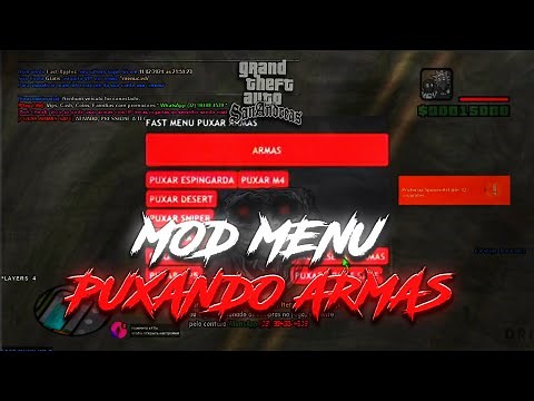MELHOR MOD MENU PUXANDO ARMAS // SEM KICK/BAN [SAMP PC