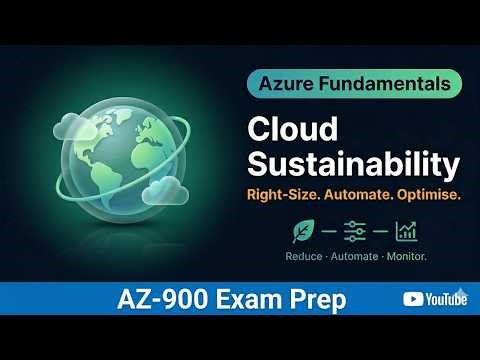 Sustainability in the Cloud | AZ-900 Ultimate Course | Azure Fundamentals #az900