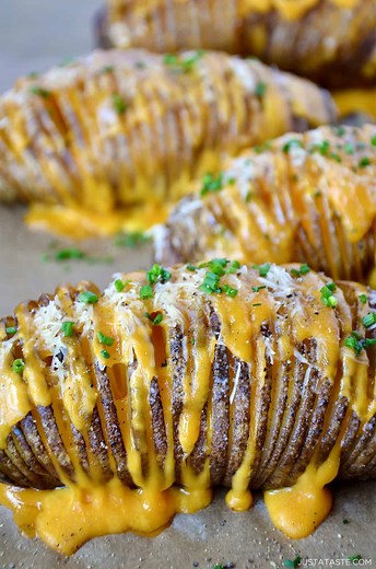 Easy Cheesy Hasselback Potatoes (The Chopsticks Trick Makes Them Foolproof)