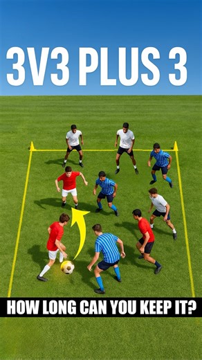 3v3+3 Small Sided Soccer Game
