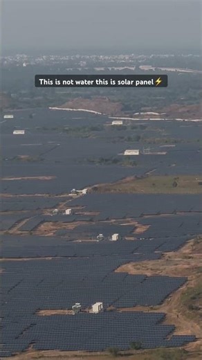 Where is the biggest solar park in india? #solar #solarcity #solarenergy