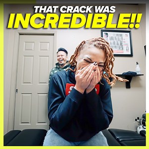 That Crack was INCREDIBLE!!😩😭 #chiropractic #backpain #neckpain #trending | Dr. Alex Tubio
