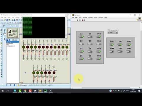 Proteus - Labview - Arduino | Comunicación Virtual