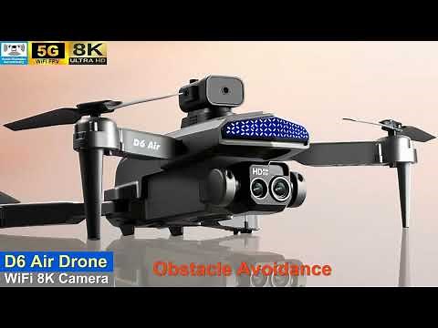 D6 Air Obstacle Avoidance Low Budget 8K Drone – Just Released !