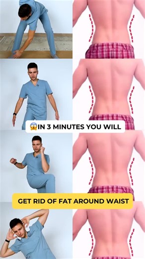 Dr Ales Ulishchenko MD PhD - Integrative Doctor|Osteopath|Healer on Instagram: "😱 even slim people can have “Love handles” This is an area that often gets ignored and is hard to keep toned. In this video: 4 simple exercises targeting the fat deposits in waist line. SAVE THIS📍 Do this 3x15 times 🔥 Need more techniques?👇🏻"