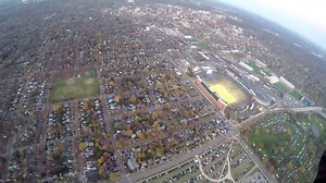 9.3K views · 8.2K reactions | While we celebrated our Military during yesterday's game, United States Special Operations Command (USSOCOM) jumped into the stadium at halftime. Get a unique look at Ann Arbor at dusk with this video from a Para-Commando jumping out of the plane and landing on the field. #GoBlue | University of Michigan Athletics | Facebook