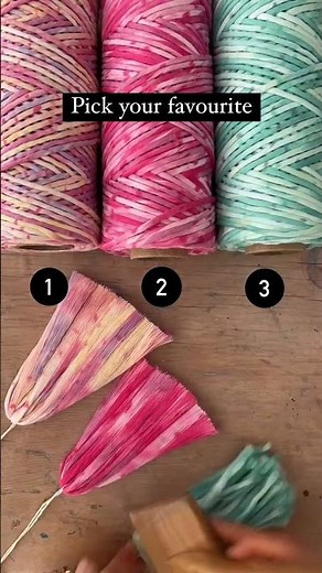 Brushing out Premium Macrame Cotton Cord