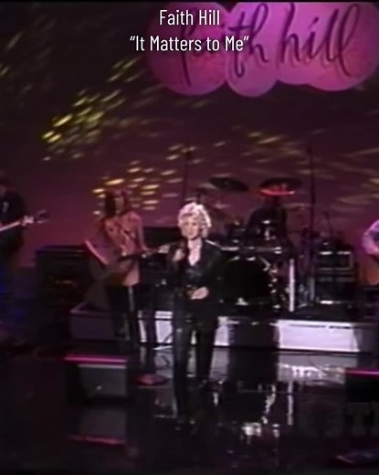 Faith Hill Performance: 'It Matters to Me' 1995 | Billboard No.1 Hit
