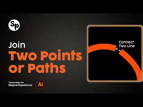 How to Join Two Paths in Adobe Illustrator | Step-by-Step Tutorial
