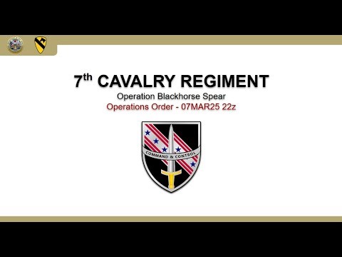 7CAV | Operation Blackhorse Speak | Campaign Friday Night Fights