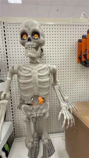 Target Halloween 2025 talking animatronic skeleton. ￼