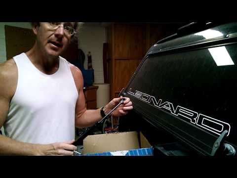 Truck Camper Shell Struts Replacement Demo