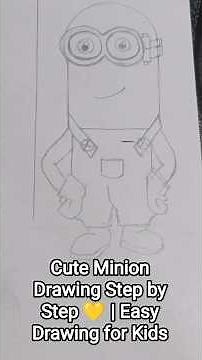 Cute Minion Sketch | Fun Drawing Tutorial !